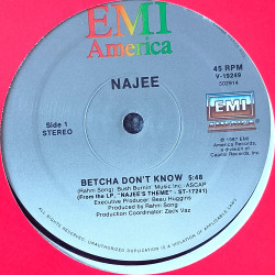 Najee - Betcha Dont Know (Long Version / Short Version) / Were Still Family