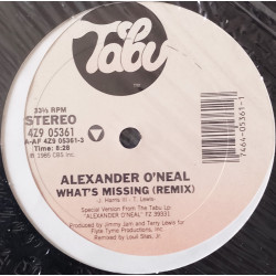 Alexander ONeal - Whats Missing (Extended Remix / Instrumental) Still In Shrink Wrap