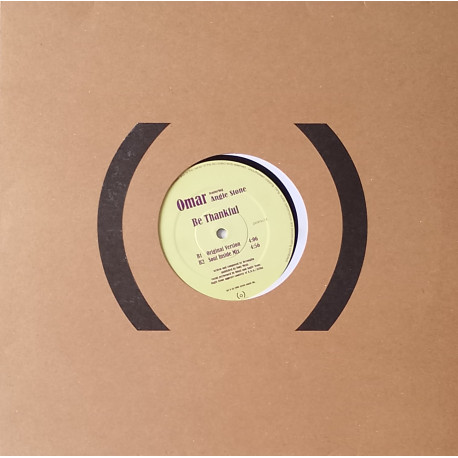 Omar Featuring Angie Stone - Be Thankful (Original Mix / Dodge Mix / Dodge Instrumental / Soul Inside Mix) Vinyl Promo