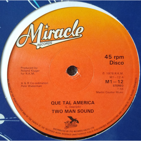 Two Man Sound - Que Tal America (Full Length Version) / Brazil O Brazil