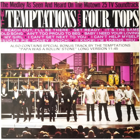 Temptations - Papa Was A Rolling Stone (Full Length 11 Minute Version) / Temptations And Four Tops - Medley