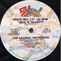 Salsoul Orchestra - Nice N Naasty (Walter Gibbons Mix) / Salsoul 3001 (Walter Gibbons Mix)