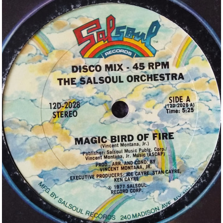 Salsoul Orchestra - Getaway / Magic Bird Of Fire (Vince Montana Production)