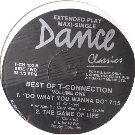 T Connection - Do What You Wanna Do (Long Version) / The Game Of Life / Take It To The Limit / Might As Well Dance
