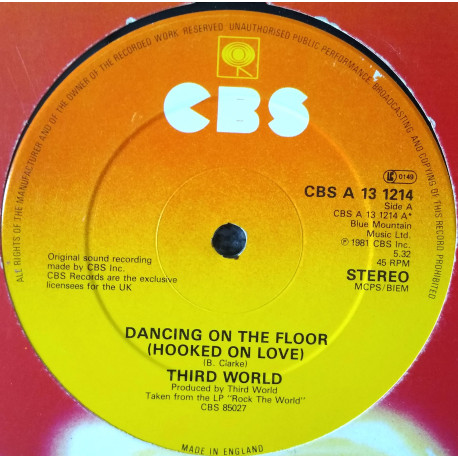Third World - Dancing On The Floor (Hooked On Love) Long Version / Who Gave You (Jah Rastafari)