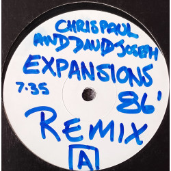 Chris Paul Featuring David Joseph - Expansions (86 Remix) Vinyl Promo