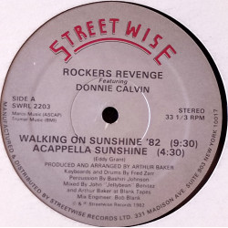 Rockers Revenge - Walking On Sunshine (82 Mix / Acapella / Edit) / Rockin On Sunshine (US 12" Vinyl Record)