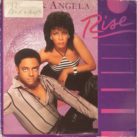 Rene & Angela - Rise (8 Track LP) Keep Runnin / When It Comes To Love / Wait Until Tonight (Stickers On Cover)