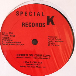 Lisa Richards - Hooked On Your Love (Vocal Mix / Instrumental) Patrick Adams Production (Still In Shrink Wrap)