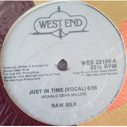 Raw Silk - Just In Time (Vocal Mix / Space Dub) Still In Shrink Wrap
