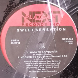 Sweet Sensation - Hooked on you (Long Version / Short Version / Diamond Dub Version) 12" Vinyl Record