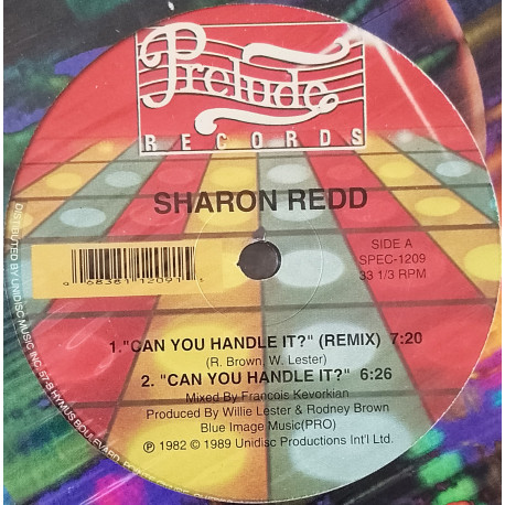 Sharon Redd - Can you handle it (FK Mix / Original) / In the name of love (Disconet Mix / Hot Tracks Mix) 12" Vinyl Record