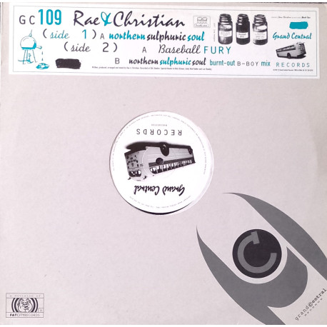 Rae & Christian - Northern Suphuric Soul (Original Mix / Burnt Out B Boy Mix) / Baseball Fury
