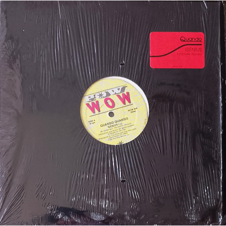 Quando Quango - Genius (Parts 1 & 2) Mixed By Mark Kamins (Still In Shrink Wrap With Hype Sticker)