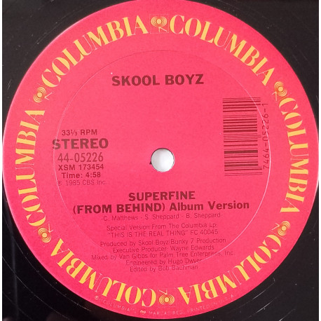 Skool Boyz - Superfine (From behind) LP Version / 5.50 Dub Version