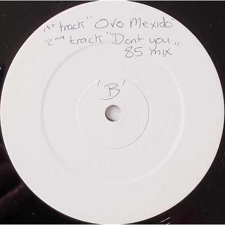 Second Image - Starting Again / Dont You (85 Mix) / Ovo Mexido (Instrumental) Vinyl Promo