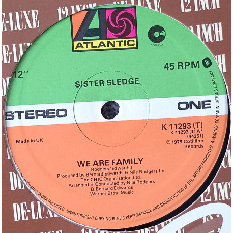 Sister Sledge - We are family (Full Length Disco mix) / Easier to love (Original Version)