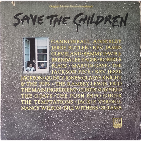 Save The Children - Original Motion Picture Soundtrack (With Poster) Marvin Gaye / Jerry Butler / Temptations (Double Vinyl)