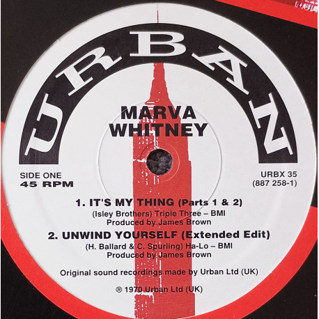 Marva Whitney - Unwind yourself (Extended Edit) / Its my thing / Myra Barnes -  The message from the soul sisters / Super good