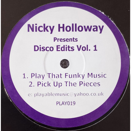 Wild Cherry - Play That Funky Music (Nicky Holloway Re Edit) / Average White Band - Pick Up The Pieces (Nicky Holloway Re Edit)