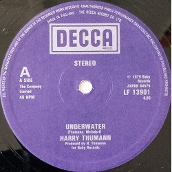 Harry Thumann - Underwater (Full Length Version) / American Express (Vinyl Looks Unplayed)