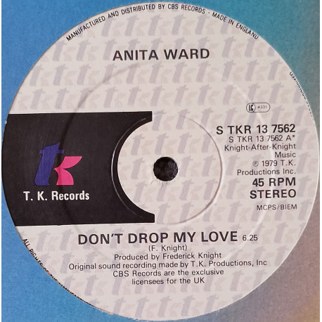 Anita Ward - Dont Drop My Love (Long Version) / You Lied