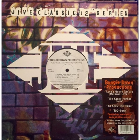 Boogie Down Productions - Love's gonna getcha (LP Version / Instrumental) / The Kenny Parker show (LP Version) / Ya know the rul
