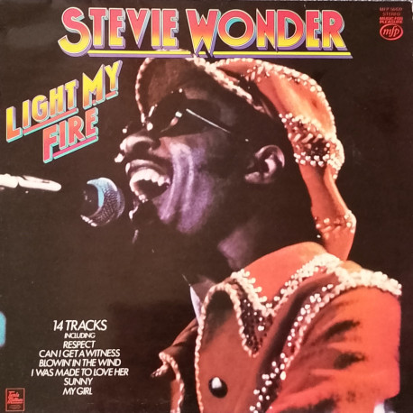 Stevie Wonder - Light My Fire (14 Track LP) I Was Made To Love Her / Sunny (Excellent Cover) / God Bless The Child / Respect