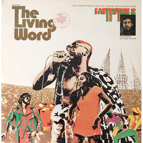 Wattstax 2 - The Living World (Live Concert Double Vinyl) Emotions / Isaac Hayes / Richard Pryor / Dramatics / Johnny Taylor