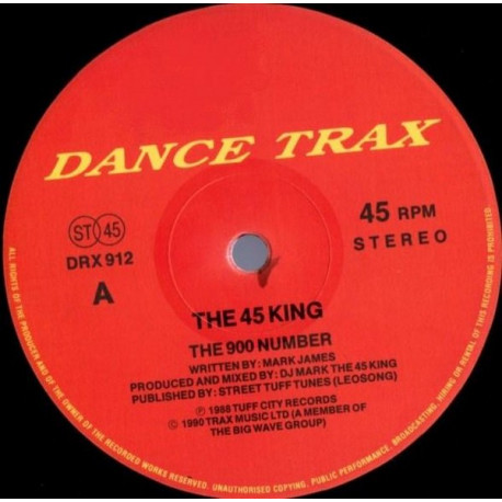 45 King - The 900 number (Original Version / Vocal Version) / The king is here