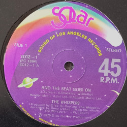 Whispers - And the beat goes on (Full Length Original Disco mix) / Can you do the boogie (12" Vinyl Record)