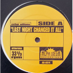 Esther Williams - Last night changed it all / Soulsearchers - Ashleys roach clip (12" Vinyl Record) UNPLAYED