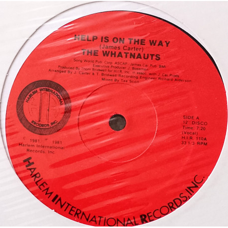 Whatnauts - Help Is On Its Way (Tee Scott Vocal Mix / Tee Scott Instrumental) Still In Shrink Wrap