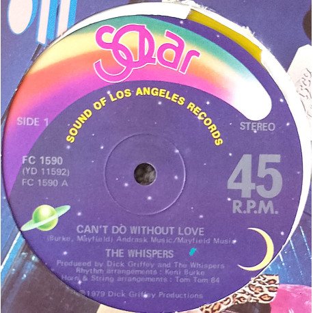 Whispers - Cant Do Without Love (Long Version) / Headlights (Yellow Vinyl)