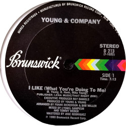 Young & Company - I Like What Youre Doing To Me (Long Version / Instrumental)