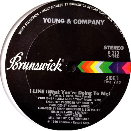 Young & Company - I Like What Youre Doing To Me (Long Version / Instrumental)