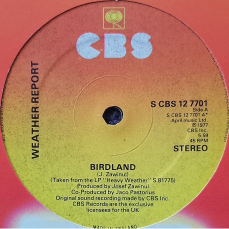 Weather Report - Birdland (Full Length) / River People / A Remark You Made