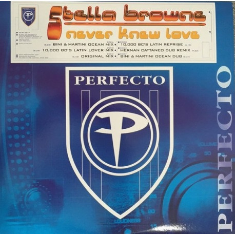 Stella Browne - Never knew love (Bini & Martini Ocean mix / Bini & Martini Ocean Dub / 10000 BC Latin Lover mix / 10000 BC Latin