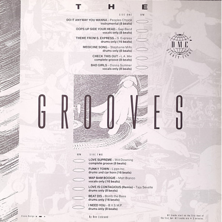 The Grooves - Volume 2 featuring Do it anyway you wanna / Oops upside your head / Theme from S Express / Medicine song / Check t