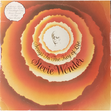 Stevie Wonder - Songs In The Key Of Life (21 Track Double LP) Includes Original 24 Page Booklet & 7" Vinyl (Cover Has Edge Wear)