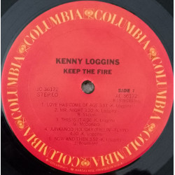 Kenny Loggins - Keep The Fire (9 Track LP) NOTE - This LP Comes In A Plain Cover. This Is It / Whos Right Whos Wrong