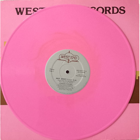 Karen Young - Hot Shot (Vocal Mix / Instrumental) Pink Coploured Vinyl