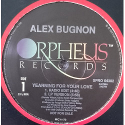 Alex Bugnon - Yearning For Your Love (LP Version / Radio Edit) / Love Season (Vinyl Promo)