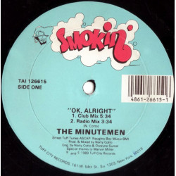 Minutemen - OK Alright (Club mix / Radio mix / Spago mix / Bonus Beats / Dubappella) Vinyl