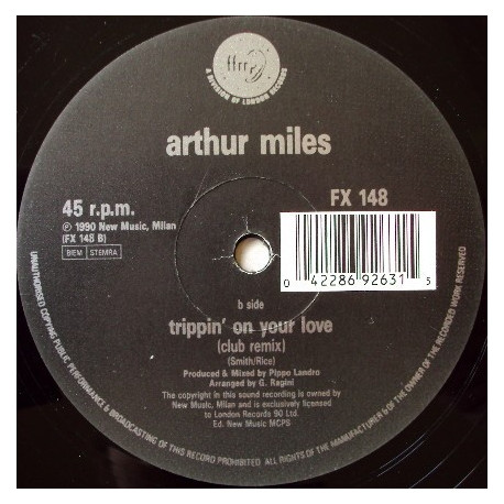 Arther Miles - Helping hand (Club mix / Incisive Remix) Vinyl 12"