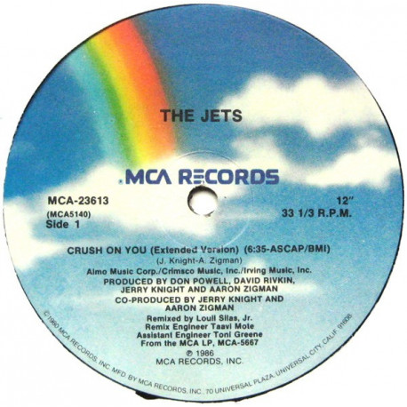 The Jets - Crush on you (Extended Version / Instrumental / Radio Edit)