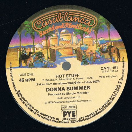Donna Summer - Hot stuff (Full Length Version) / Journey to the centre of your heart