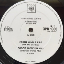 Earth Wind & Fire - Boogie wonderland (Original Extended Version) Very Rare 10inch Promo.