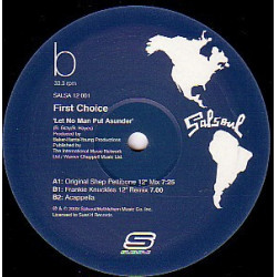 First Choice - Let no man put asunder (Original Shep Pettibone 12inch mix / Original Frankie Knuckles 12inch Remix / Acappella)