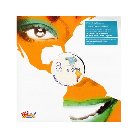 Carol Williams - Love is you (Original 12inch mix) / Come back (Original 12inch mix) 12" Vinyl Record